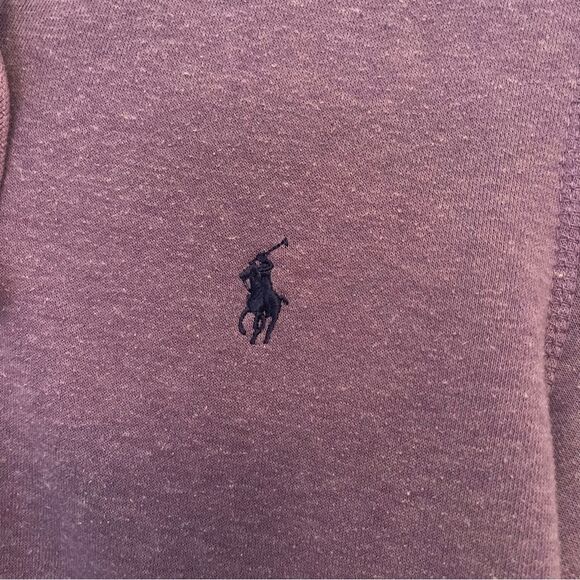 Polo Ralph Lauren Zip Up Hoodie Purple Kids Size L - Picture 4 of 6